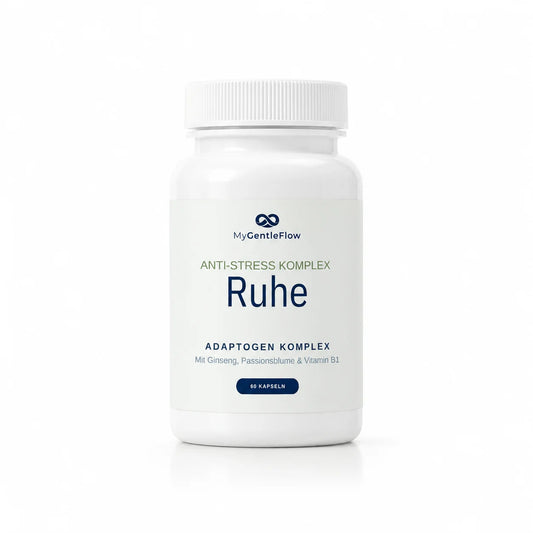 Gentle Ruhe – Adaptogen-Komplex mit Ginseng & Passionsblume | 60 Kapseln