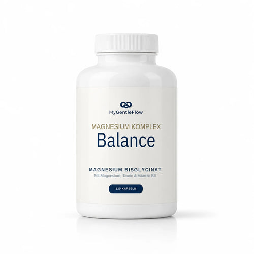 Gentle Balance – Magnesium Bisglycinat mit Taurin & Vitamin B6 | 120 Kapseln